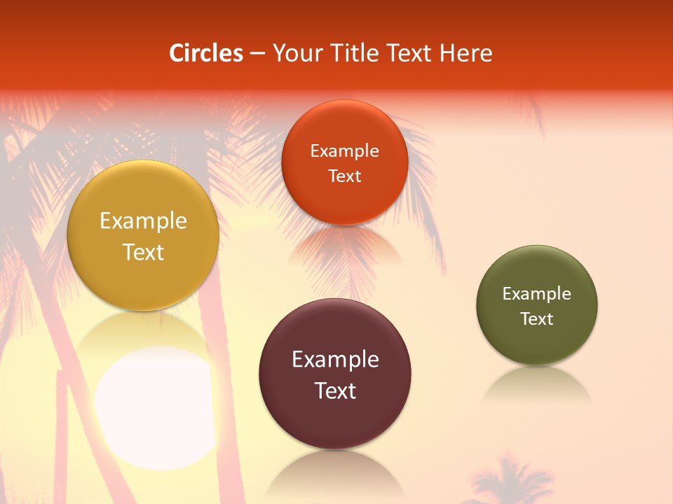 Backgrounds Over Starry PowerPoint Template