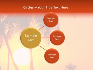 Backgrounds Over Starry PowerPoint Template