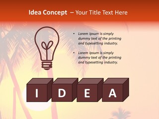 Backgrounds Over Starry PowerPoint Template