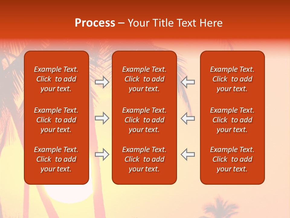 Backgrounds Over Starry PowerPoint Template