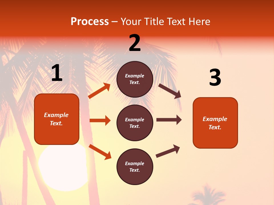 Backgrounds Over Starry PowerPoint Template