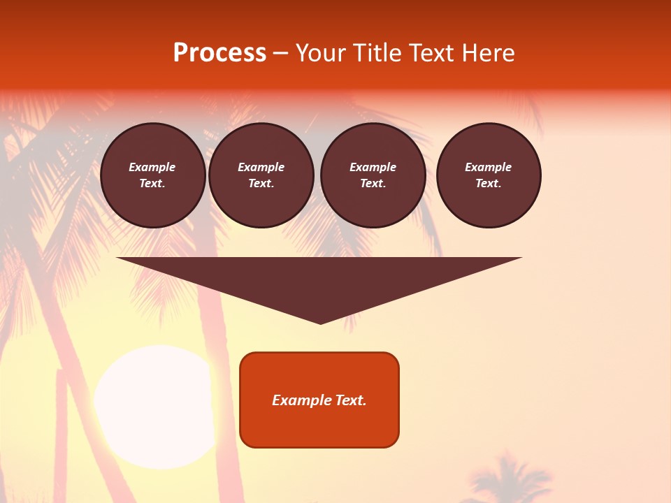 Backgrounds Over Starry PowerPoint Template