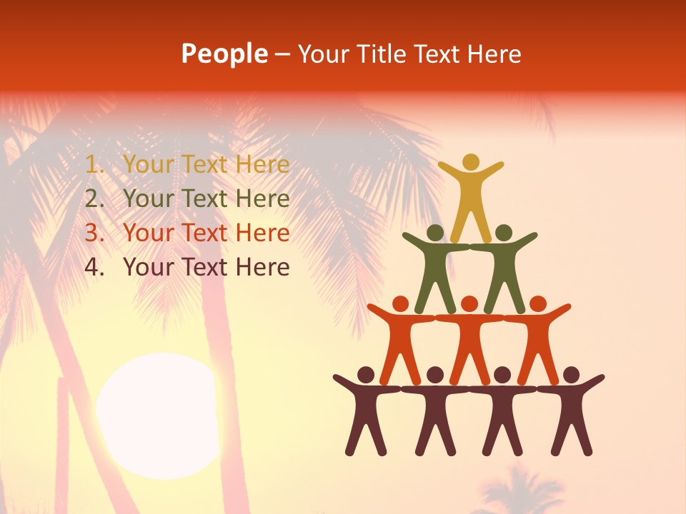 Backgrounds Over Starry PowerPoint Template