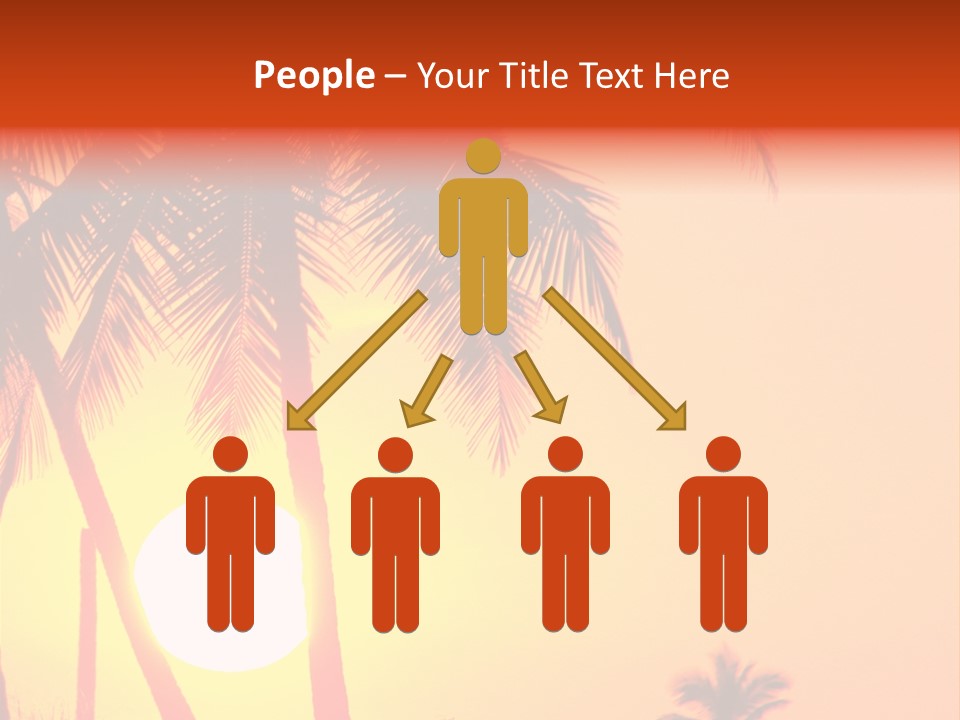 Backgrounds Over Starry PowerPoint Template