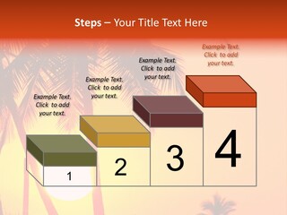 Backgrounds Over Starry PowerPoint Template
