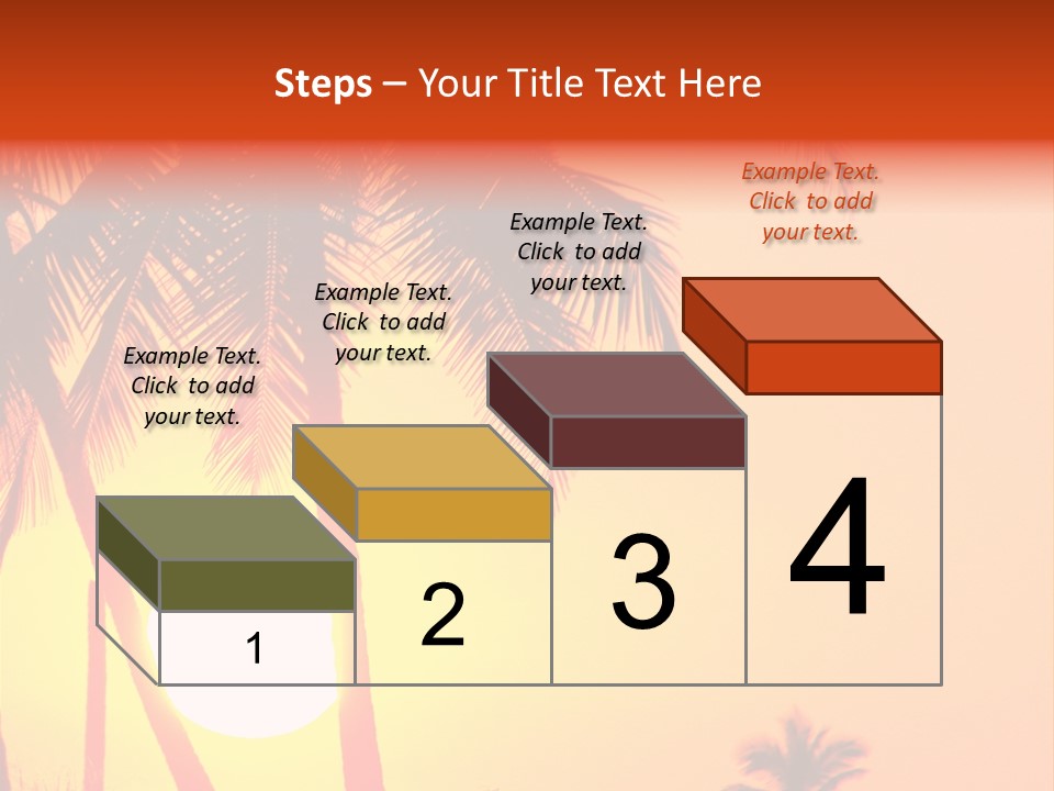 Backgrounds Over Starry PowerPoint Template