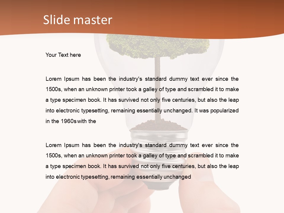 Equipment Forest Plant PowerPoint Template
