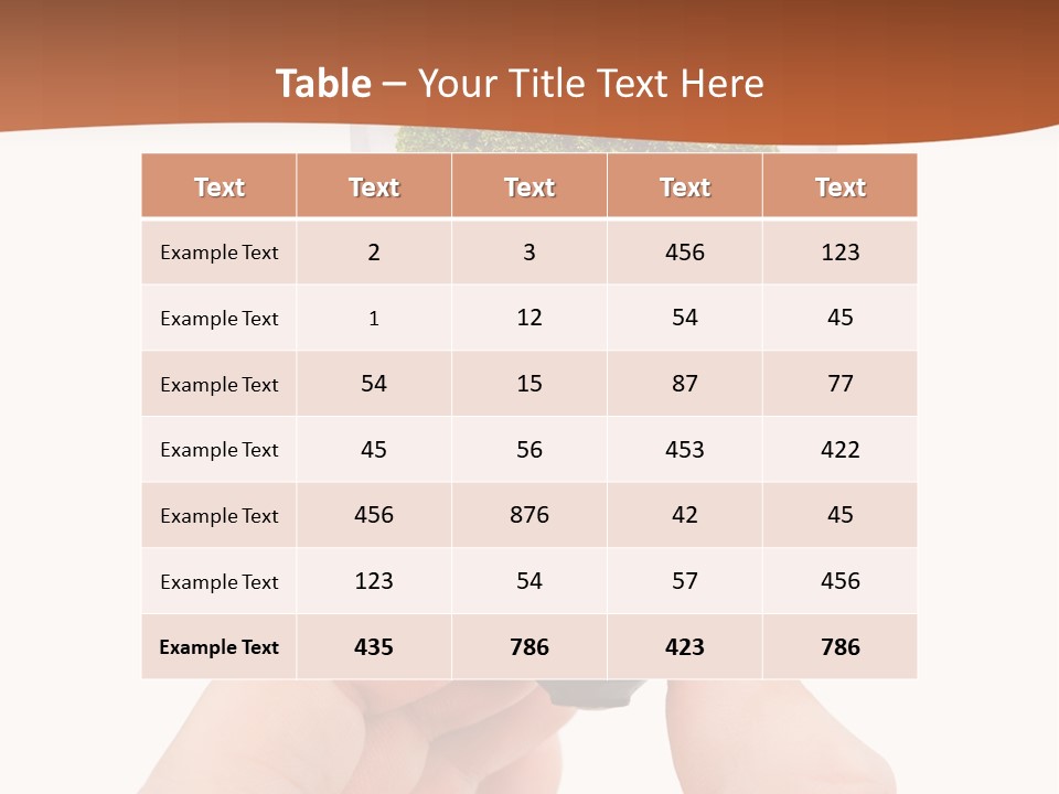 Equipment Forest Plant PowerPoint Template