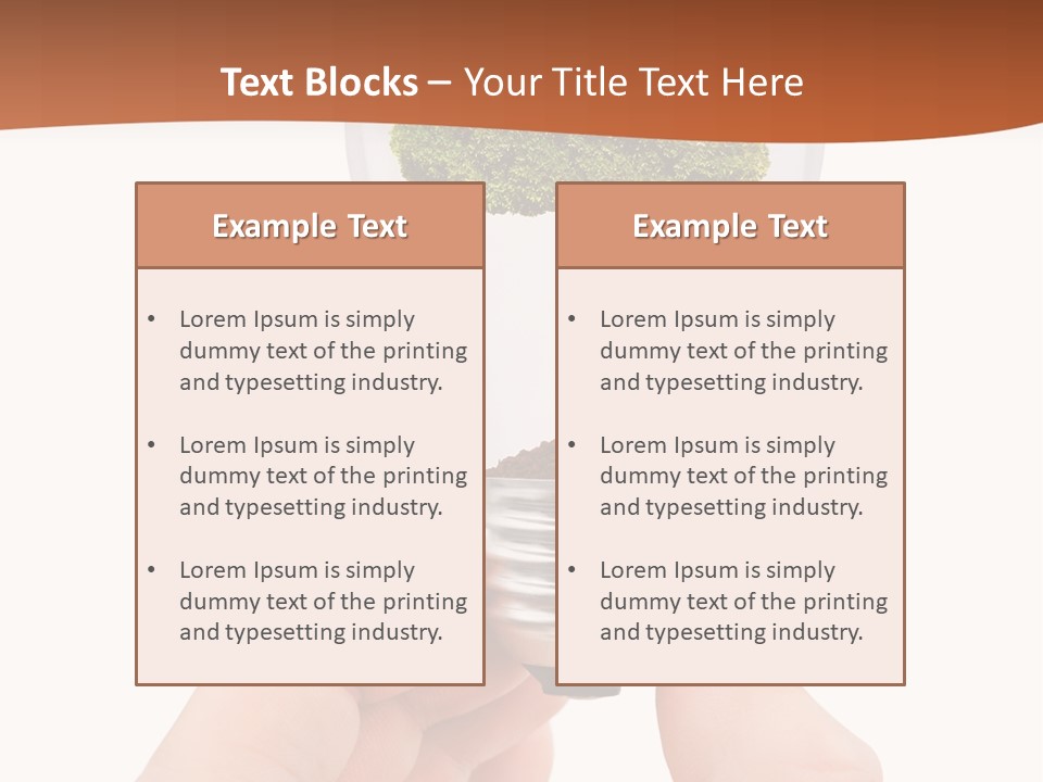 Equipment Forest Plant PowerPoint Template