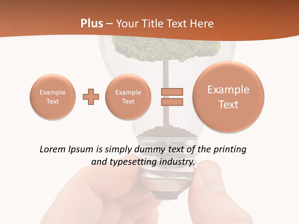 Equipment Forest Plant PowerPoint Template