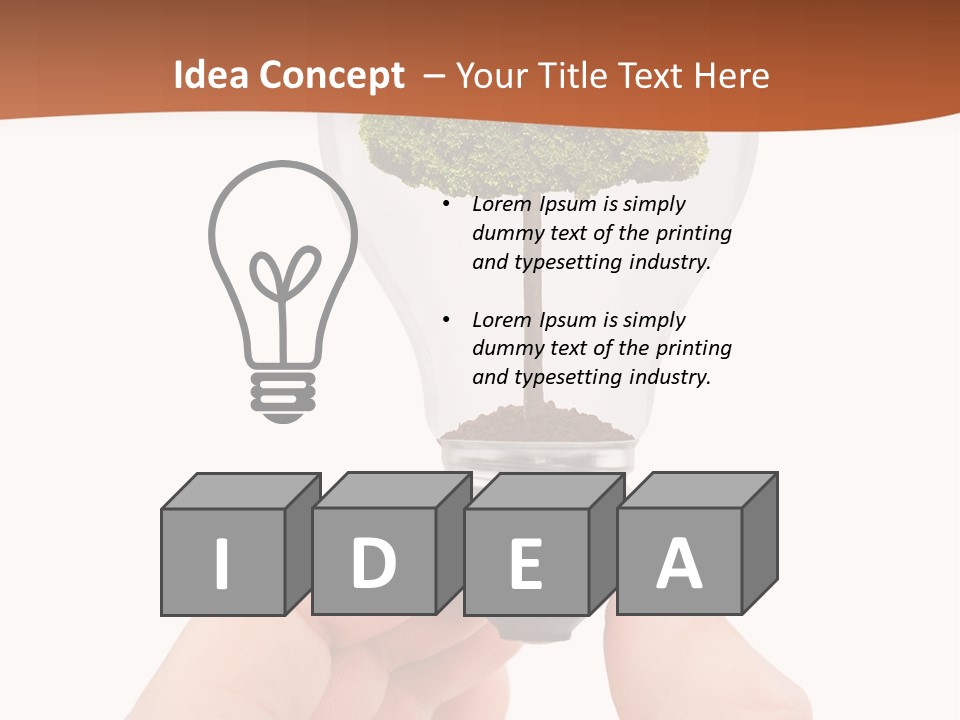 Equipment Forest Plant PowerPoint Template