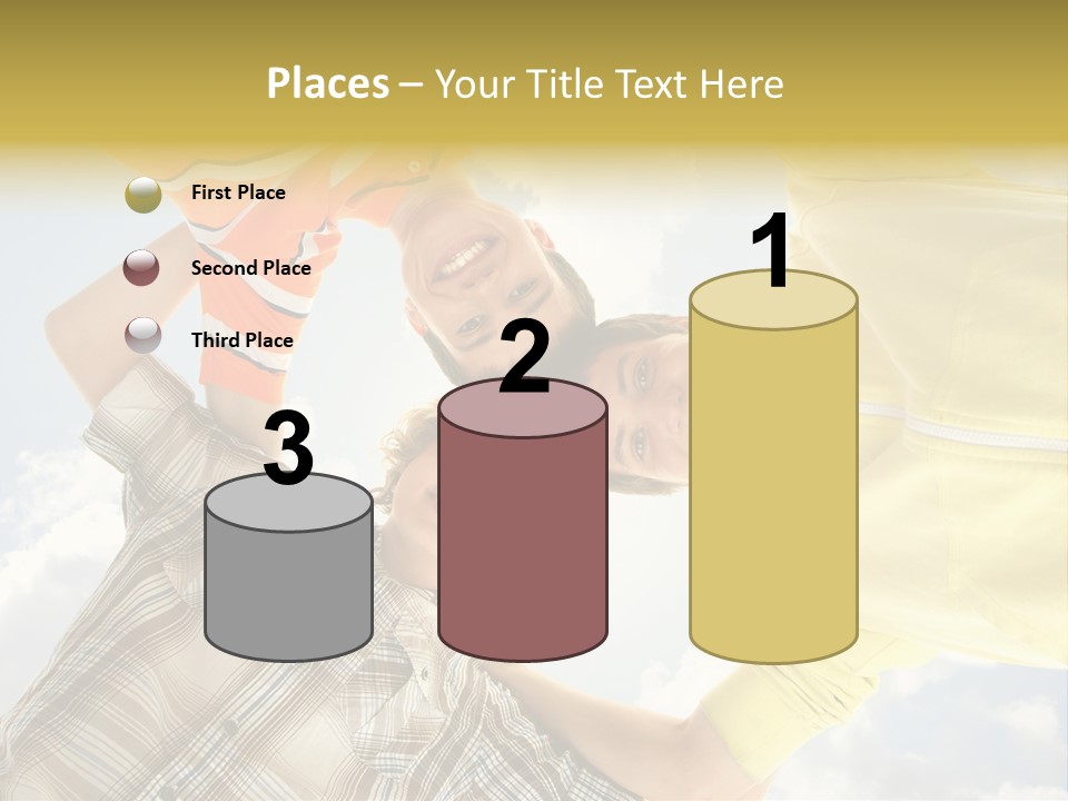 Guy Many Sky PowerPoint Template