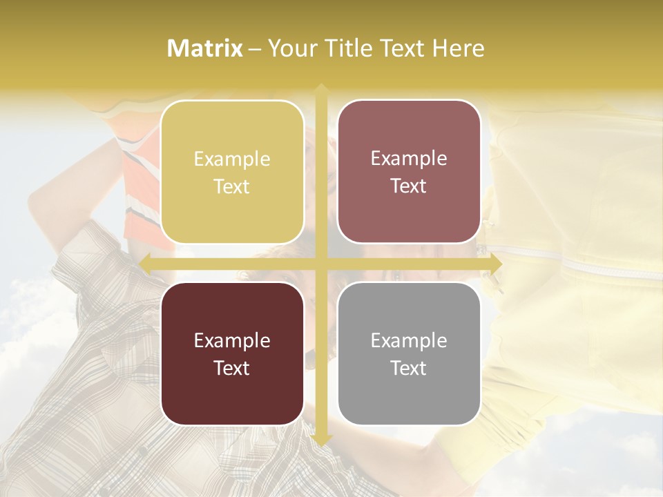 Guy Many Sky PowerPoint Template