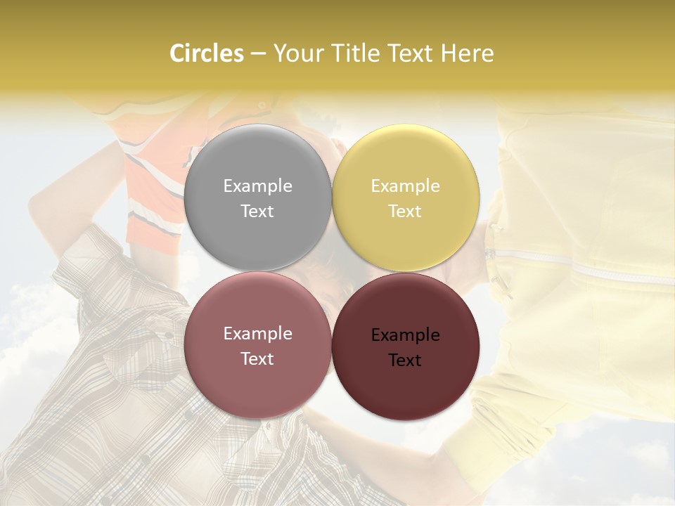 Guy Many Sky PowerPoint Template