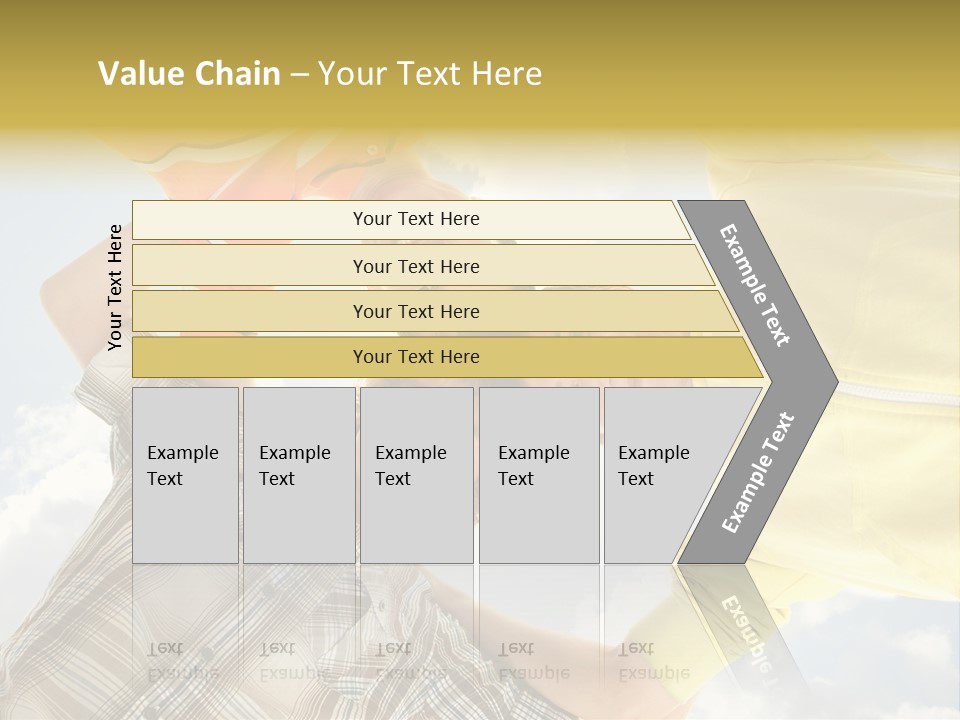 Guy Many Sky PowerPoint Template