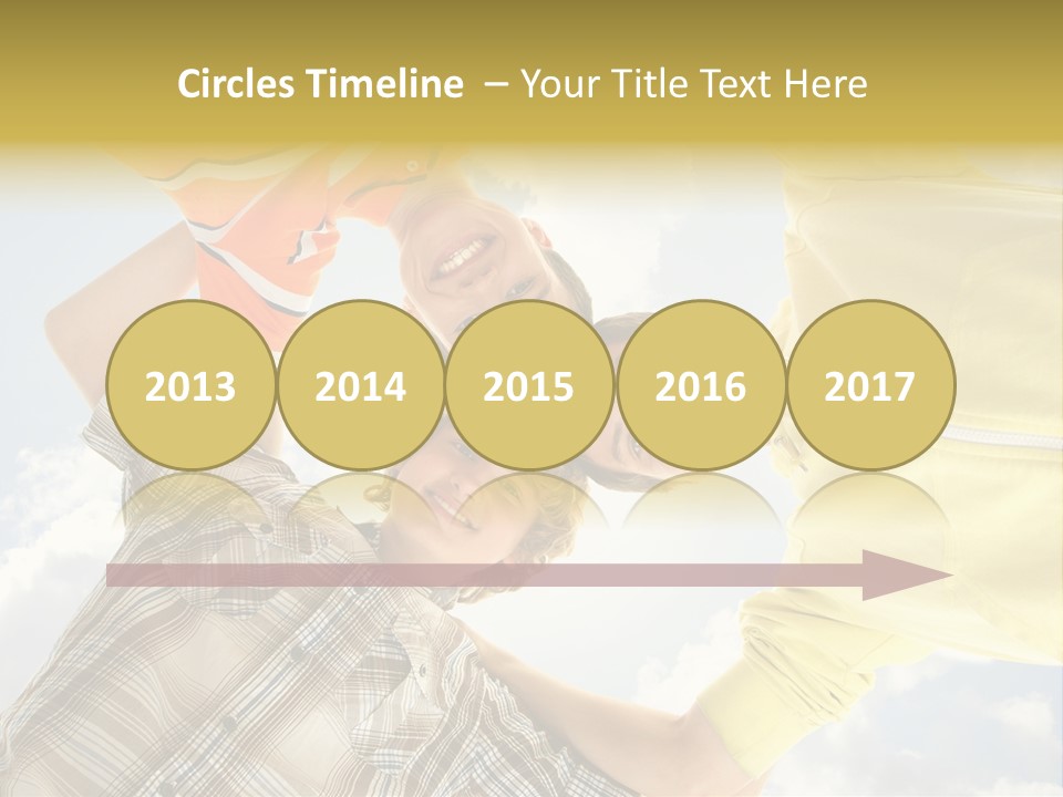 Guy Many Sky PowerPoint Template