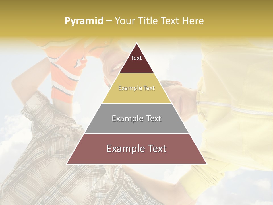 Guy Many Sky PowerPoint Template