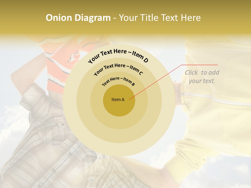 Guy Many Sky PowerPoint Template