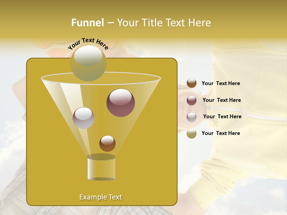 Guy Many Sky PowerPoint Template