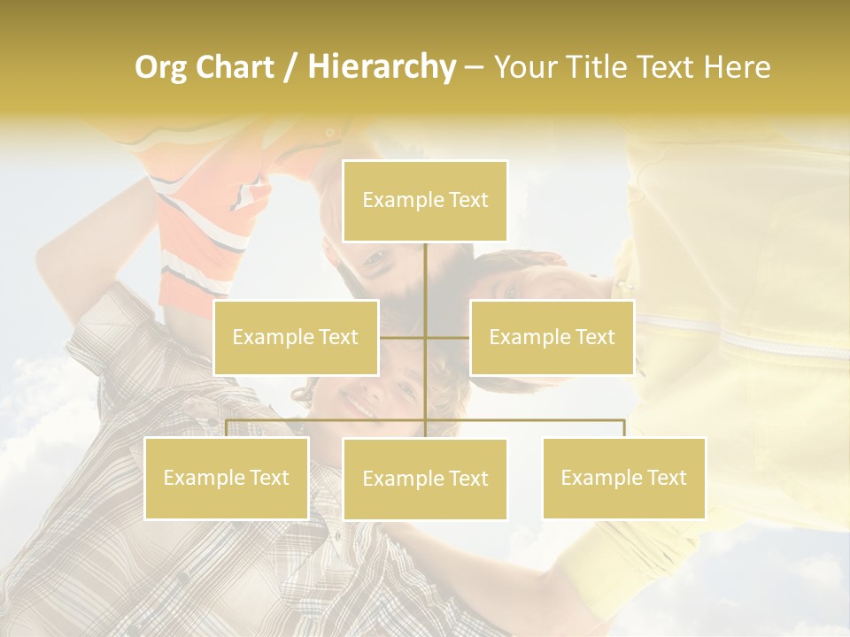 Guy Many Sky PowerPoint Template