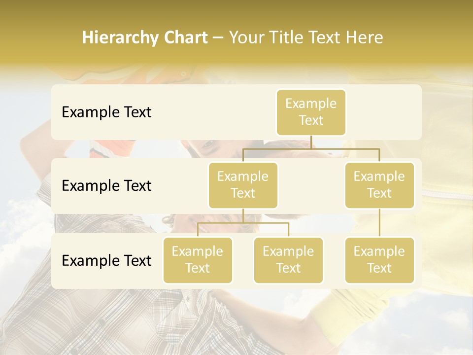 Guy Many Sky PowerPoint Template