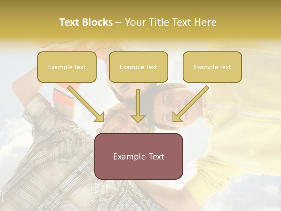 Guy Many Sky PowerPoint Template