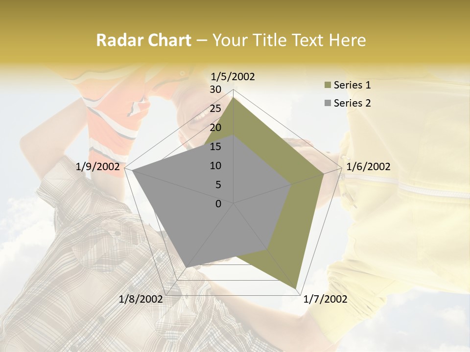 Guy Many Sky PowerPoint Template