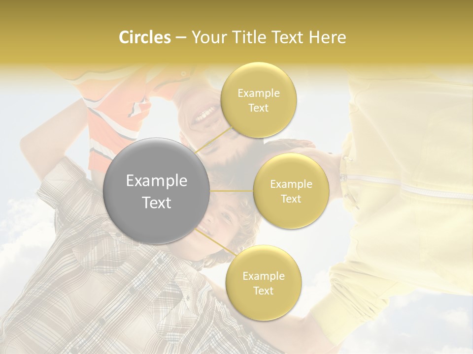 Guy Many Sky PowerPoint Template