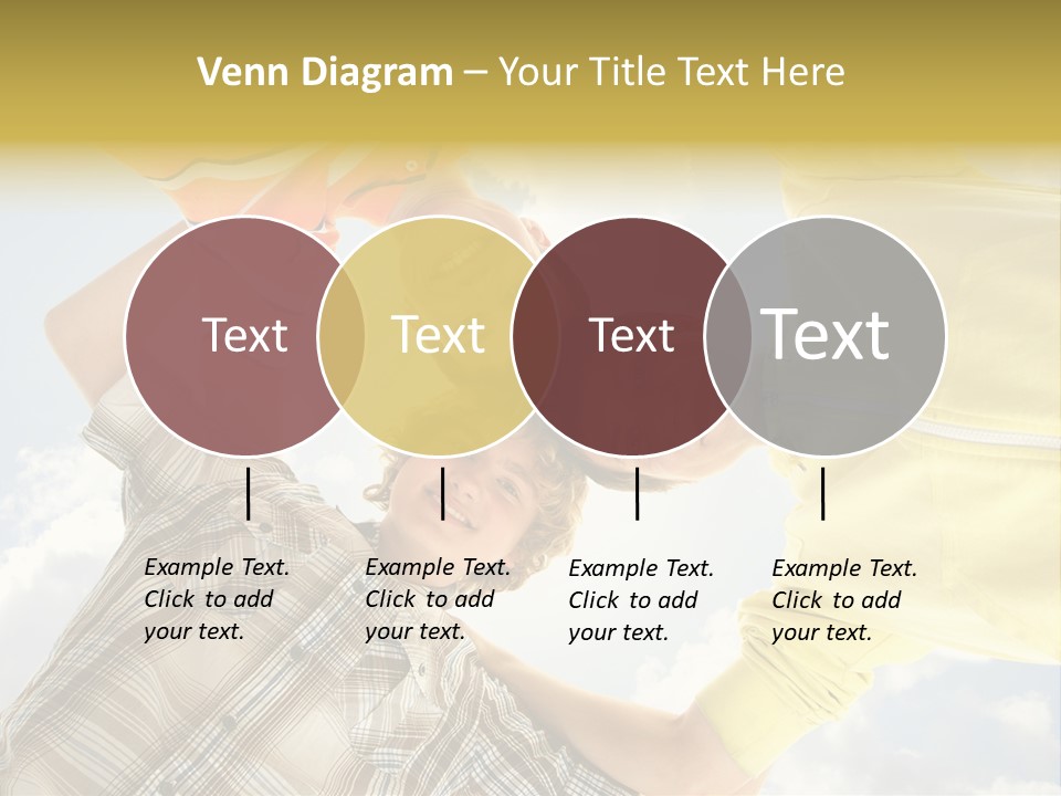 Guy Many Sky PowerPoint Template