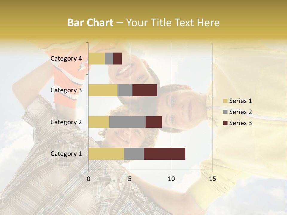 Guy Many Sky PowerPoint Template