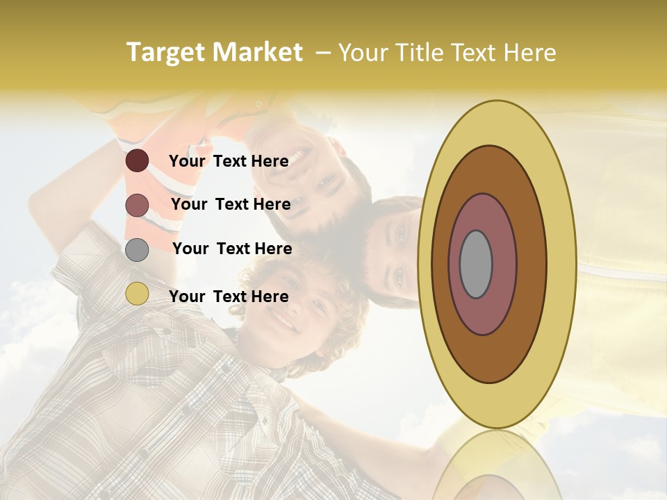 Guy Many Sky PowerPoint Template