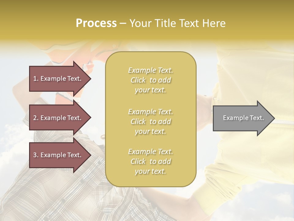 Guy Many Sky PowerPoint Template