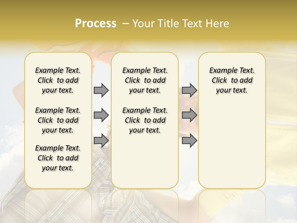 Guy Many Sky PowerPoint Template
