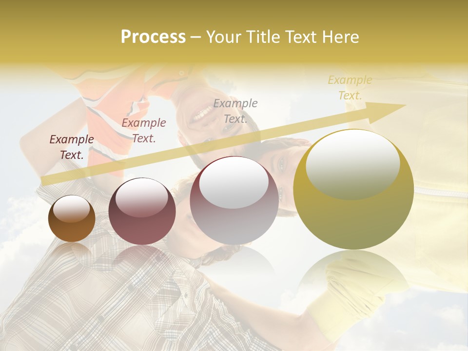 Guy Many Sky PowerPoint Template