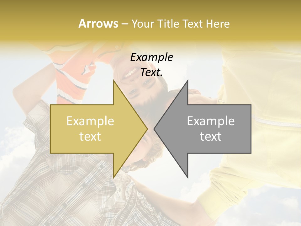 Guy Many Sky PowerPoint Template