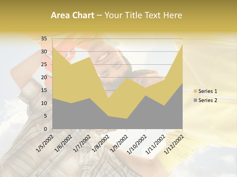 Guy Many Sky PowerPoint Template