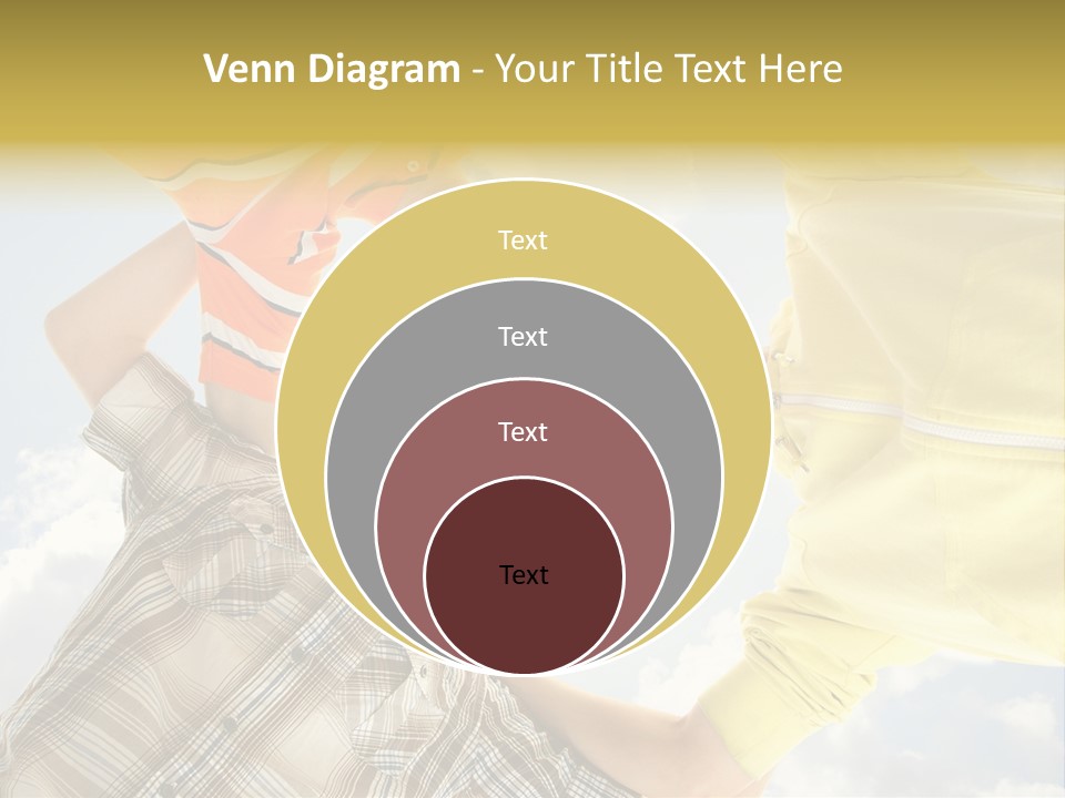 Guy Many Sky PowerPoint Template