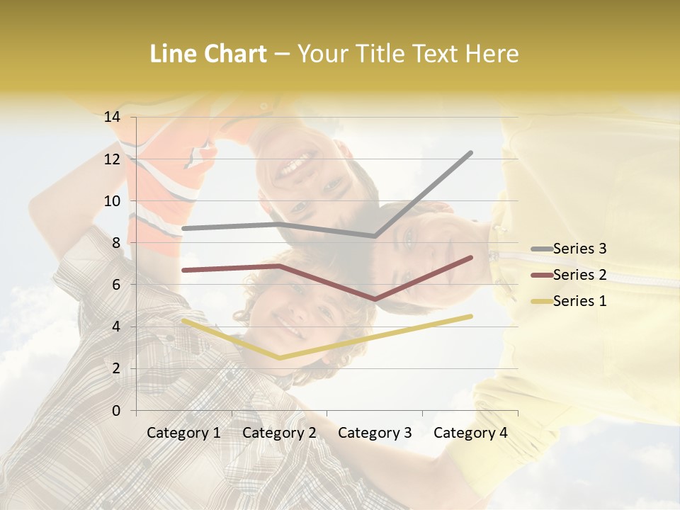 Guy Many Sky PowerPoint Template