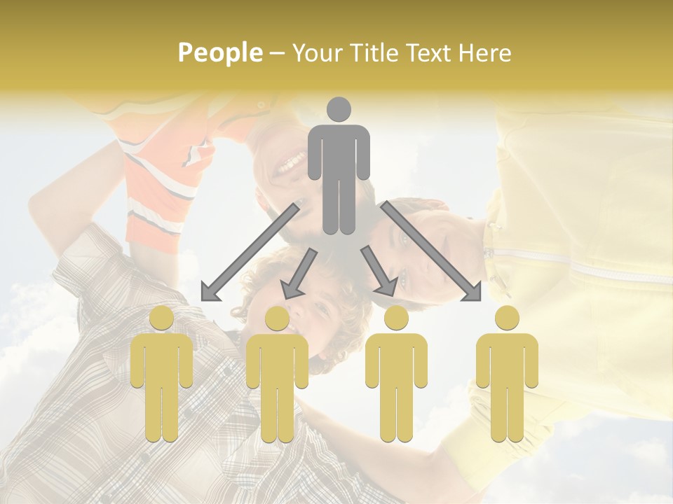 Guy Many Sky PowerPoint Template