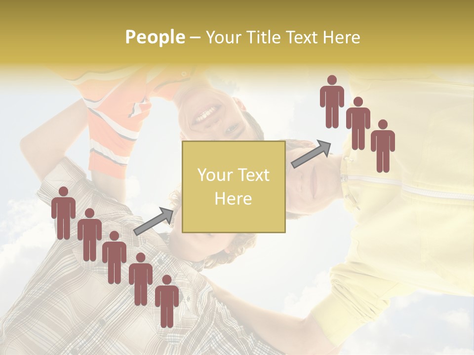 Guy Many Sky PowerPoint Template