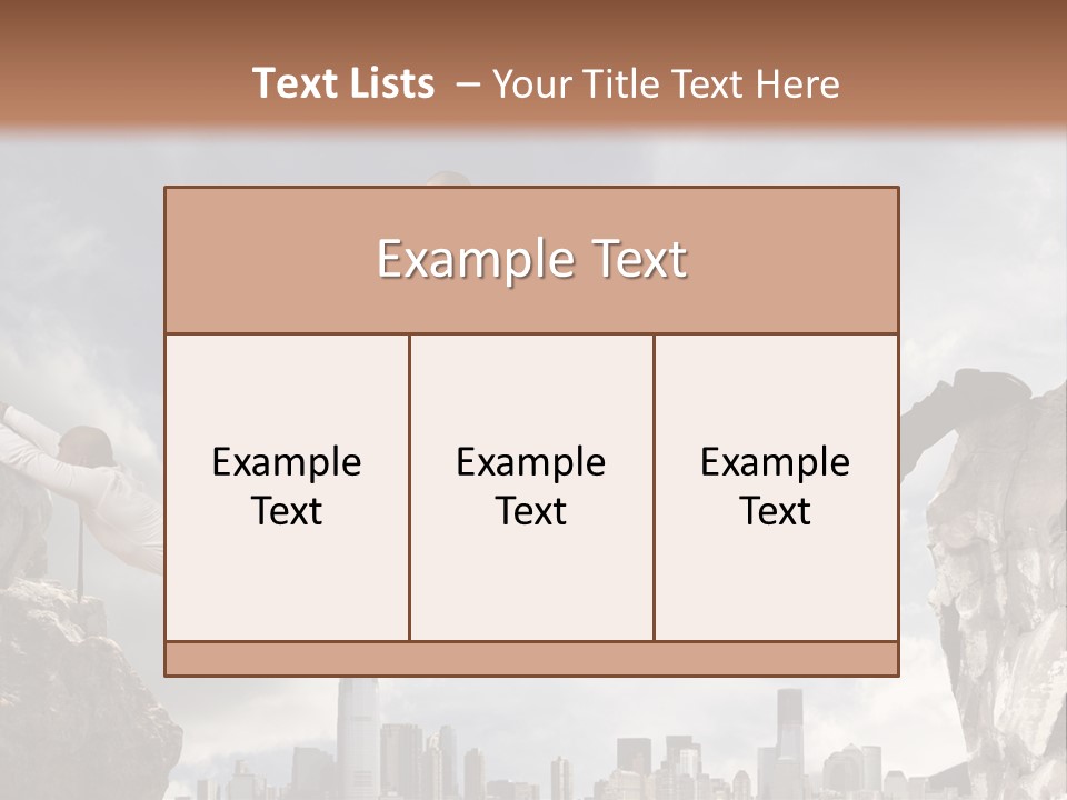 Connection Power Success PowerPoint Template