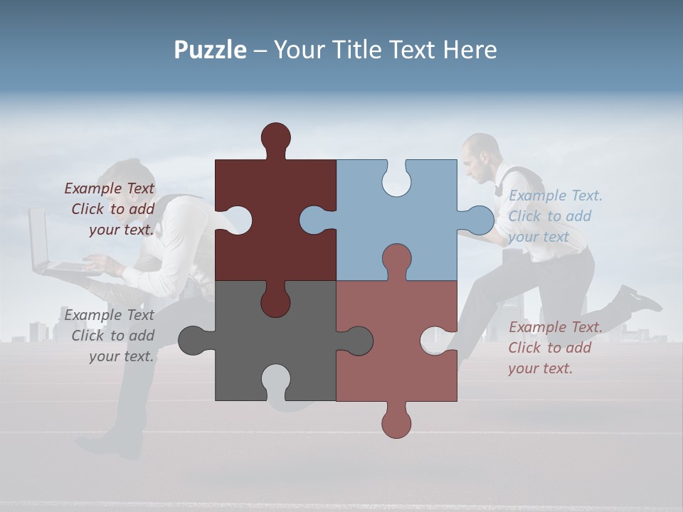 Activity Man Work PowerPoint Template