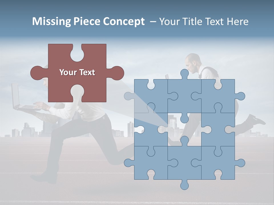 Activity Man Work PowerPoint Template