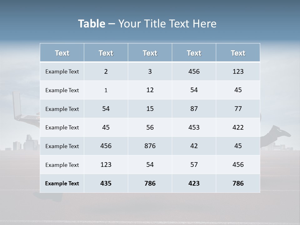 Activity Man Work PowerPoint Template
