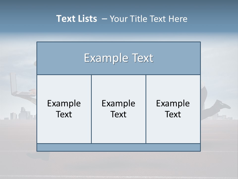 Activity Man Work PowerPoint Template