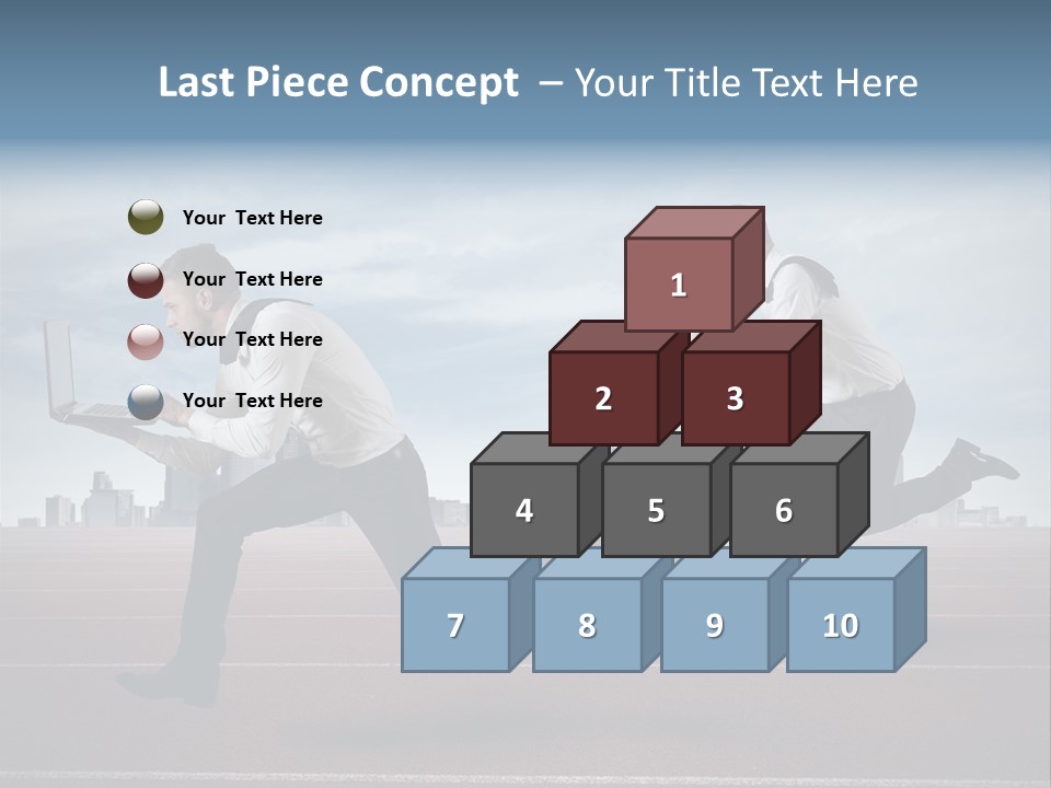 Activity Man Work PowerPoint Template