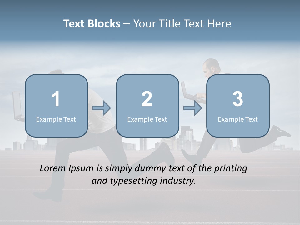 Activity Man Work PowerPoint Template