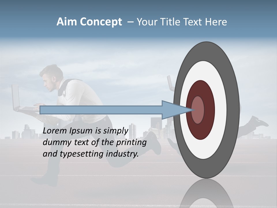 Activity Man Work PowerPoint Template