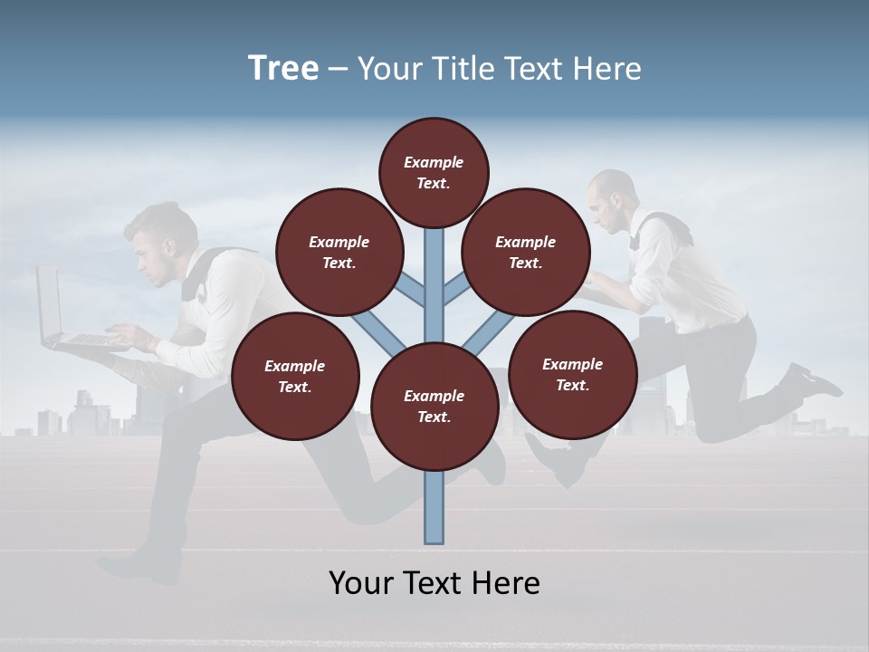 Activity Man Work PowerPoint Template