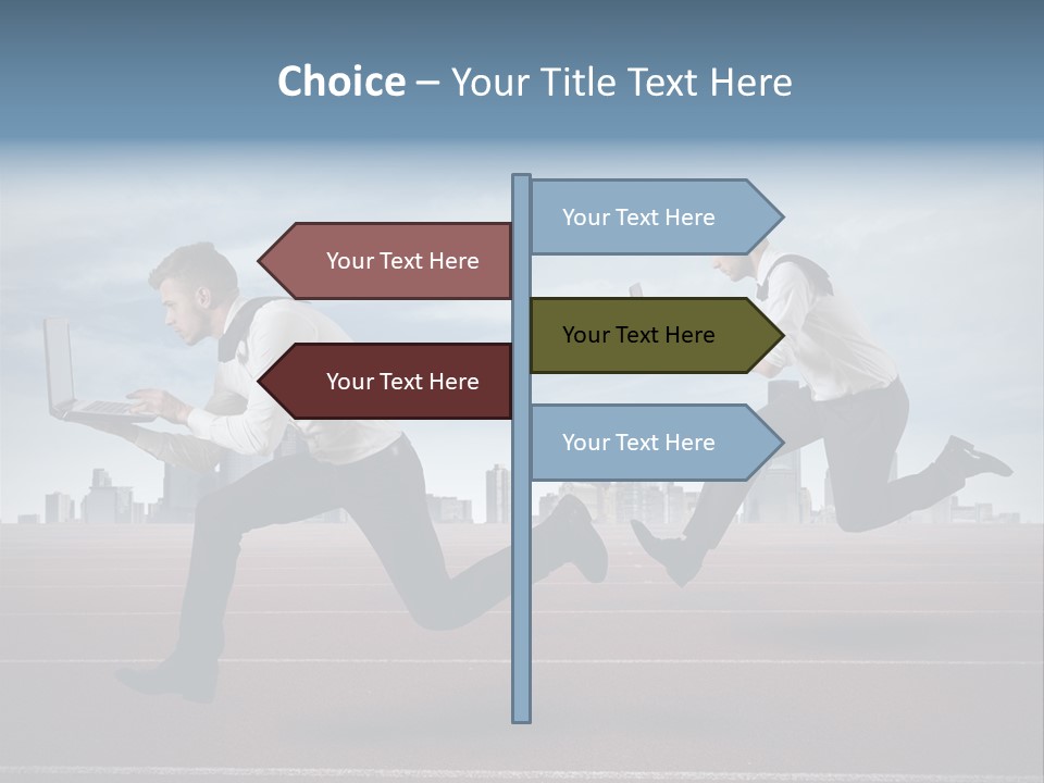 Activity Man Work PowerPoint Template